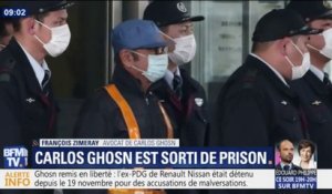 Carlos Ghosn a quitté la prison de Tokyo après 3 mois de détention