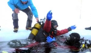 Reportage - A la découverte... de la plongée sous glace