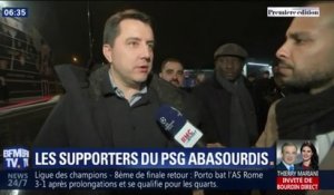 "C'est la désillusion." Les supporters du PSG abasourdis après la défaite contre Manchester