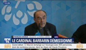 François Devaux (La parole libérée) sur la démission du cardinal Barbarin: "On vient rappeler qu'on est sur Terre et qu'il y a des règles"