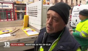 "Gilets jaunes" : inquiétude au Puy-en-Velay
