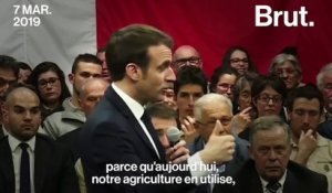 "Quand est-ce que vous allez réagir ?" : Un collégien interpelle Emmanuel Macron sur l'écologie