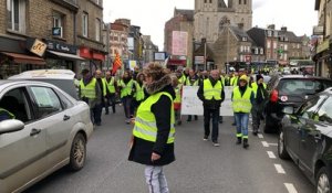 Une centaine de Gilets jaunes défile                   Samedi 9 mars 2019
