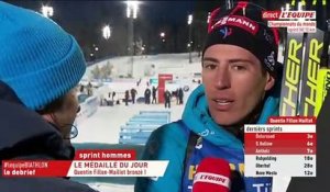 Fillon Maillet remporte le bronze sur le sprint - Biathlon - Mondiaux