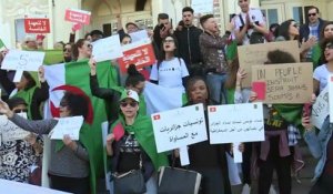Algérie: à Tunis aussi, on manifeste contre le 5e mandat