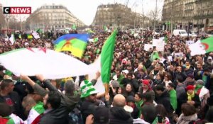 Environ 10.000 manifestants à Paris contre un 5e mandat d'Abdelaziz Bouteflika