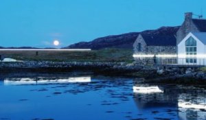 Écosse : des lignes lumineuses pour sensibiliser à la montée des eaux