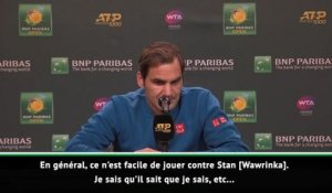 Indian Wells - Federer sur Wawrinka : "Je sais qu'il sait que je sais !"