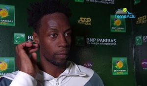 ATP - Indian Wells 2019 - Gaël Monfils se  régale mais "J'ai toujours eu des problèmes à jouer Dominic Thiem "