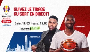 Tirage au sort de la Coupe du Monde de Basket-Ball FIBA 2019 - Samedi à 12H