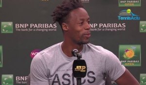 ATP - Indian Wells 2019 - Gaël Monfils à Miami ? : "L'idée c'est que Elina Svitolina gagne le tournoi