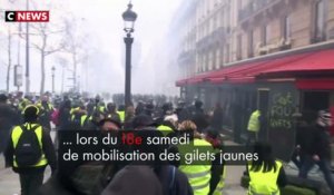 Manifestation des gilets jaunes : plusieurs commerces pillés sur les Champs-Elysées