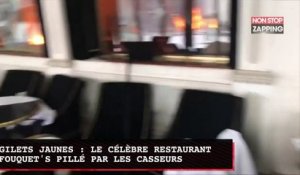 Gilets jaunes : le célèbre restaurant Fouquet's pillé par les casseurs (vidéo)