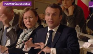 La réponse d'Emmanuel Macron sur le projet de banque européenne pour le climat