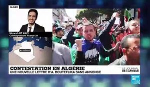 Contestation en Algérie : une nouvelle lettre de Bouteflika, sans annonce