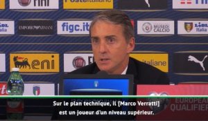 Mancini : "Verratti, un joueur d'un niveau supérieur"