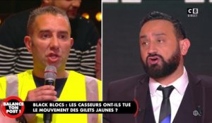 Cyril Hanouna recadre un Gilet jaune : "Vous ne pouvez pas dire ça !"