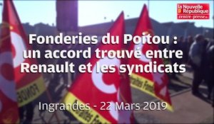 VIDÉO. Châtellerault : un accord entre Renault et les syndicats des fonderies du Poitou