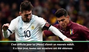 Amical - L'Argentine veut "s'adapter" à Messi