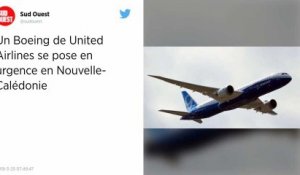 Un Boeing de United Airlines se pose en urgence en Nouvelle-Calédonie