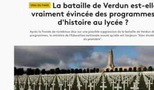 La bataille de Verdun a-t-elle disparu des programmes d'histoire de première générale ?