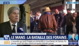 "Je ne réponds pas aux ultimatums." Le maire PS du Mans Stéphane Le Foll réagit aux menaces de blocage des forains