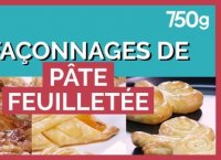 Recette de 3 façonnages de pâte feuilletée - 750g