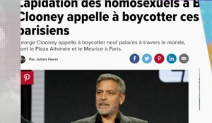 Georges Clooney appelle au boycott de neuf palaces à travers le monde !
