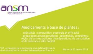 Médicaments à base de plantes: spécialités / préparations pharmaceutiques