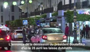 Algérie: méfiance après l'annonce de la démission de Bouteflika