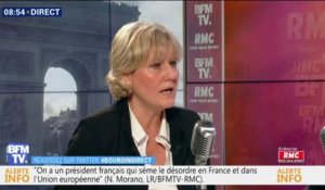 "Ça fait 5 mois que ça dure, c'est dramatique, c'est le chaos de M. Macron.": Nadine Morano (LR) voudrait que plus de sanctions soient appliquées pendant les manifestations des gilets jaunes