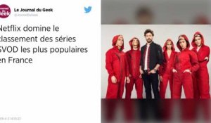 Casa de papel, Stranger Things, Sense 8… Netflix domine le classement des séries préférées des Français