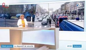 "Gilets jaunes" : un important dispositif de sécurité à Paris