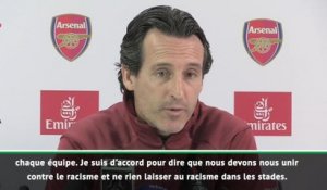 33e j. - Emery : "Ne rien céder au racisme dans les stades"