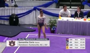La gymnaste Samantha Cerio se casse les deux jambes pendant une compétition