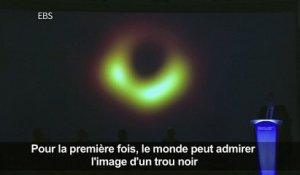 L'image d'un trou noir révélée pour la première fois à Bruxelles