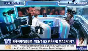 Référendum: vont-ils piéger Emmanuel Macron ?