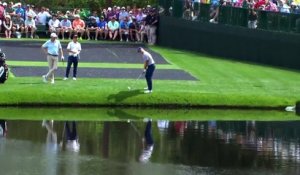 Golf : Bryson DeChambeau joue au ricochet au Masters