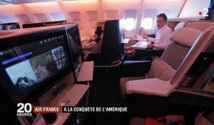 Air France présente sa nouvelle classe affaire dans ses avions vers les Etats-Unis pour lutter contre la concurrence des compagnies US