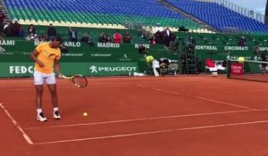 ATP - Rolex Monte-Carlo 2019 - Rafael Nadal est bien arrivé à Monte-Carlo, son 1er entrainement vendredi pour le tenant du titre