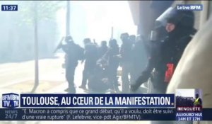 Gilets jaunes: comment les forces de l'ordre ont procédé aux interpellations à Toulouse