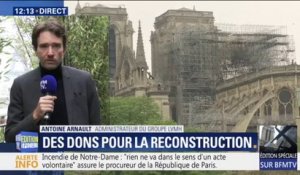 "Un geste fort et symbolique." LVMH va faire don de 200 millions d'euros pour la reconstruction de Notre-Dame