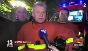 Incendie à Notre-Dame de Paris : l'intervention des pompiers particulièrement difficile