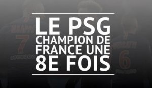 Ligue 1 - Le PSG champion de France pour la 8e fois