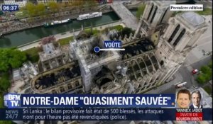 Notre-Dame "quasiment sauvée", il ne reste plus que deux points de fragilité