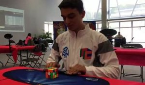 Rubik's Cube : Alexandre Carlier, 22 ans, l'un des meilleurs joueurs de France