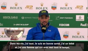 Monte-Carlo - Fognini :"Je suis heureux"