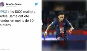 PSG. Les 1 000 maillots en hommage à Notre-Dame vendus en 30 minutes
