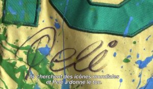 Le maillot de Pelé et les crampons de Messi aux enchères