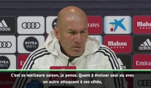 34e j. - Zidane : ""La meilleure saison de Benzema""